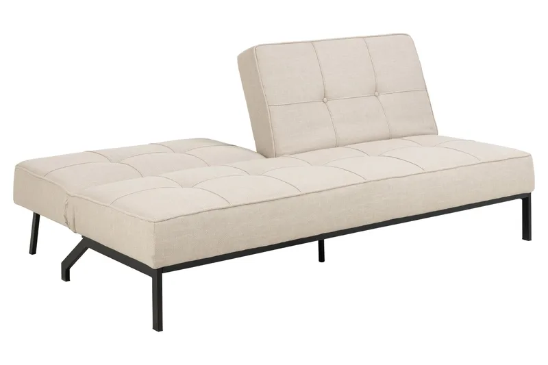Stefan 2-seters Sovesofa - Beige - Møbler - Sofaer - Sovesofaer - 2 seters sovesofa