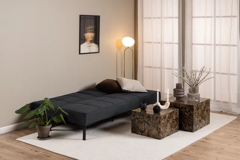 Stefan 2-seters Sovesofa - Grå - Møbler - Sofaer - Sovesofaer - 2 seters sovesofa