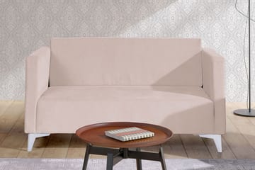 Szafir 2-seter Sofa 82x136 cm - Hvit - Møbler - Sofaer - Fløyelssofaer