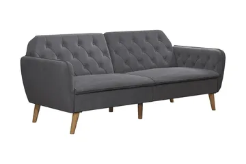 TallulaH 2-seters Sovesofa Grå - Novogratz - Møbler - Sofaer - Sovesofaer - 2 seters sovesofa