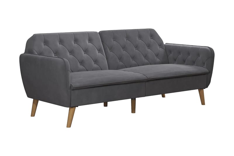 TallulaH 2-seters Sovesofa Grå - Novogratz - Møbler - Sofaer - Sovesofaer - 2 seters sovesofa