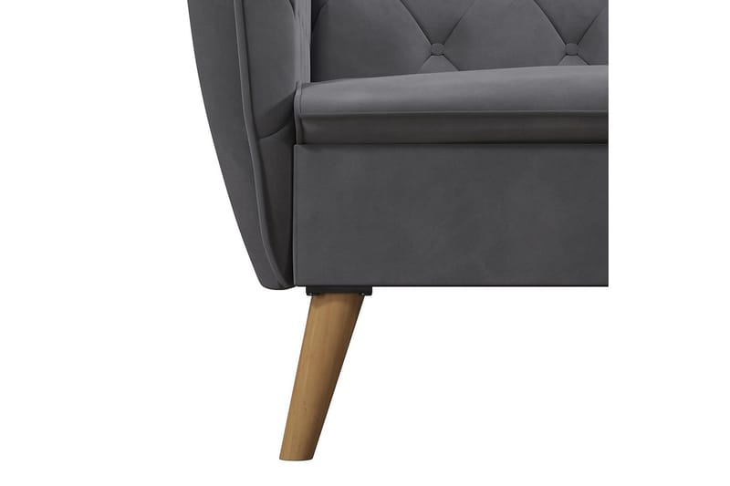 TallulaH 2-seters Sovesofa Grå - Novogratz - Møbler - Sofaer - Sovesofaer - 2 seters sovesofa