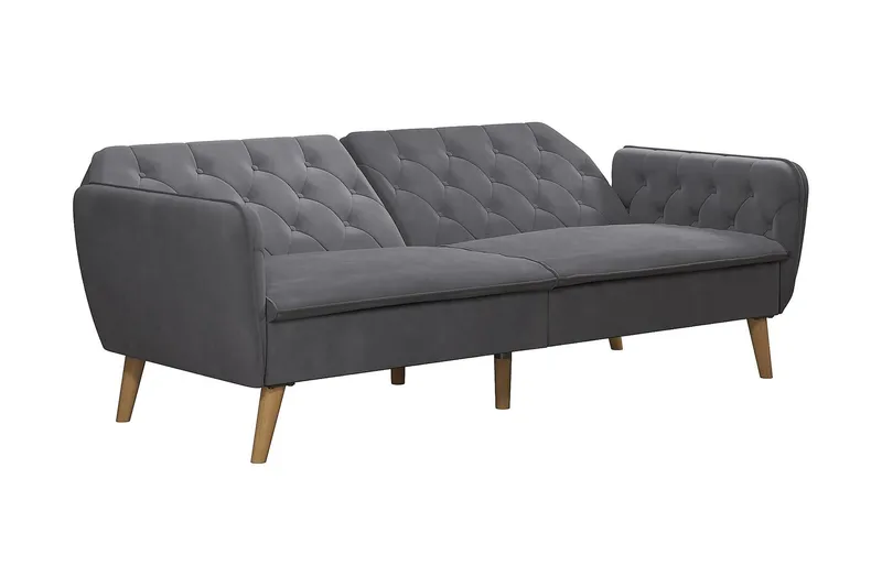 TallulaH 2-seters Sovesofa Grå - Novogratz - Møbler - Sofaer - Sovesofaer - 2 seters sovesofa