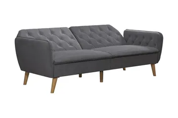 TallulaH 2-seters Sovesofa Grå - Novogratz - Møbler - Sofaer - Sovesofaer - 2 seters sovesofa