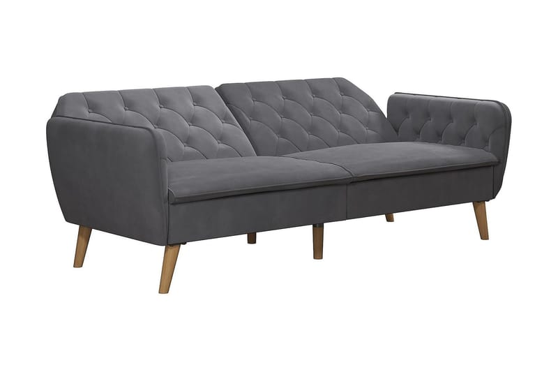 TallulaH 2-seters Sovesofa Grå - Novogratz - Møbler - Sofaer - Sovesofaer - 2 seters sovesofa