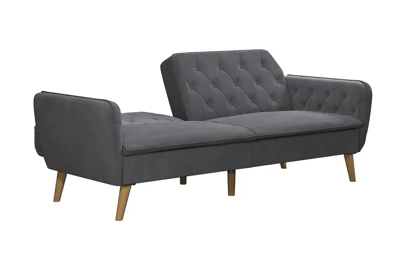 TallulaH 2-seters Sovesofa Grå - Novogratz - Møbler - Sofaer - Sovesofaer - 2 seters sovesofa