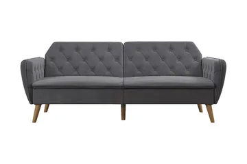 TallulaH 2-seters Sovesofa Grå - Novogratz - Møbler - Sofaer - Sovesofaer - 2 seters sovesofa