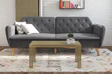 TallulaH 2-seters Sovesofa Grå - Novogratz - Møbler - Sofaer - Sovesofaer - 2 seters sovesofa