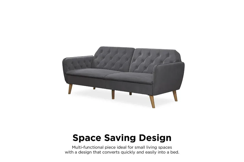 TallulaH 2-seters Sovesofa Grå - Novogratz - Møbler - Sofaer - Sovesofaer - 2 seters sovesofa