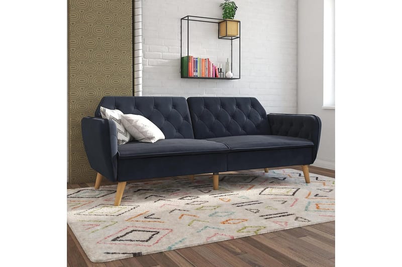 TallulaH 2-seters Sovesofa Marineblå - Novogratz - Møbler - Sofaer - Sovesofaer - 2 seters sovesofa