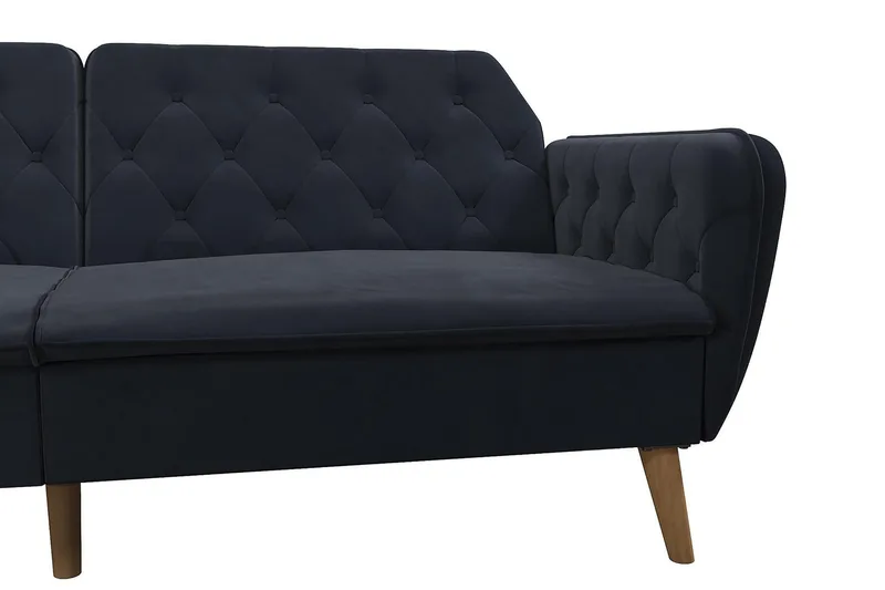 TallulaH 2-seters Sovesofa Marineblå - Novogratz - Møbler - Sofaer - Sovesofaer - 2 seters sovesofa