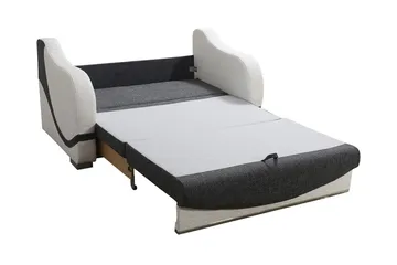 Tina 2-seters Sovesofa 117x193 cm med Oppbevaring i Stoff - Brun - Møbler - Sofaer - Sovesofaer - 2 seters sovesofa