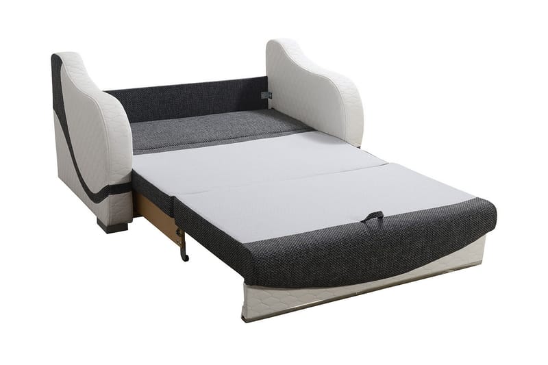 Tina 2-seters Sovesofa 117x193 cm med Oppbevaring i Stoff - Brun - Møbler - Sofaer - Sovesofaer - 2 seters sovesofa