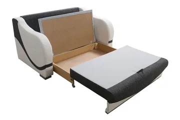 Tina 2-seters Sovesofa 117x193 cm med Oppbevaring i Stoff - Brun - Møbler - Sofaer - Sovesofaer - 2 seters sovesofa