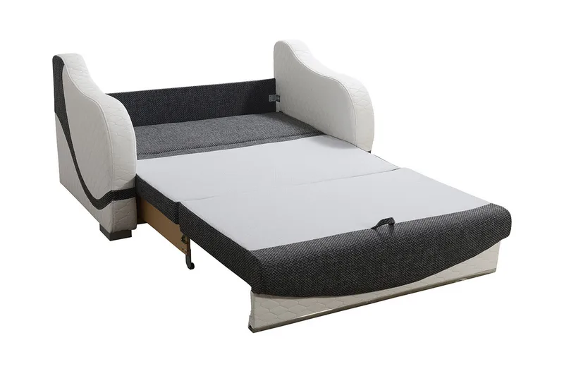 Tina Sovesofa 147x74x90 cm - Hvit - Møbler - Sofaer - Sovesofaer - 2 seters sovesofa