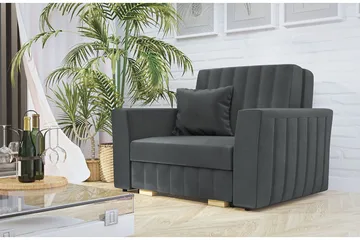 Upperud Sofa - Grå - Møbler - Sofaer - Sovesofaer - 2 seters sovesofa
