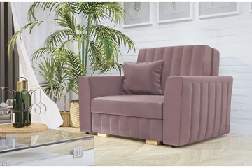 Upperud Sofa - Rosa - Møbler - Sofaer - Sovesofaer - 2 seters sovesofa