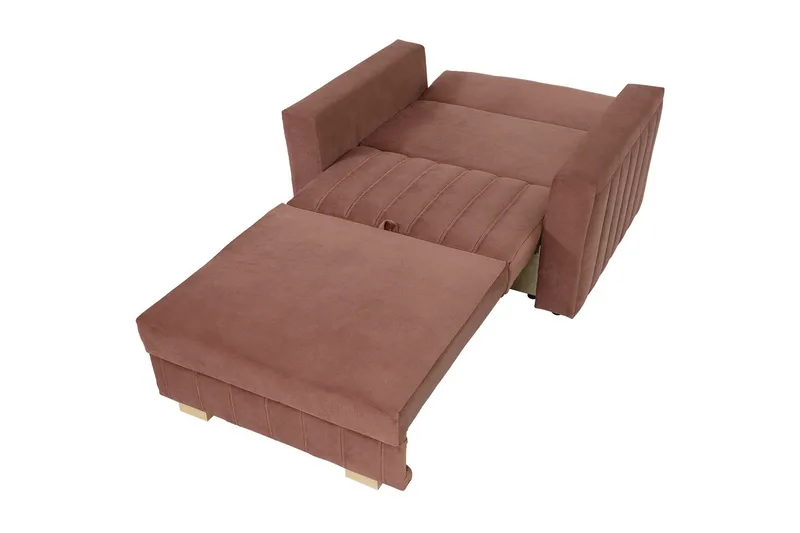 Upperud Sofa - Rosa - Møbler - Sofaer - Sovesofaer - 2 seters sovesofa