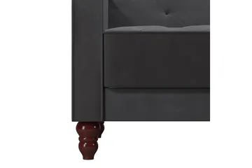 Vintage Tufted 2-seters Sovesofa Grå - Novogratz - Møbler - Sofaer - Sovesofaer - 2 seters sovesofa