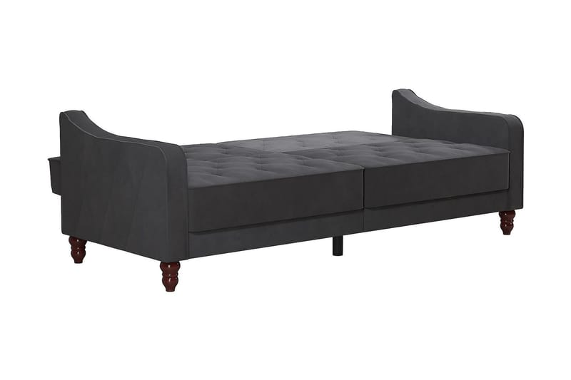 Vintage Tufted 2-seters Sovesofa Grå - Novogratz - Møbler - Sofaer - Sovesofaer - 2 seters sovesofa