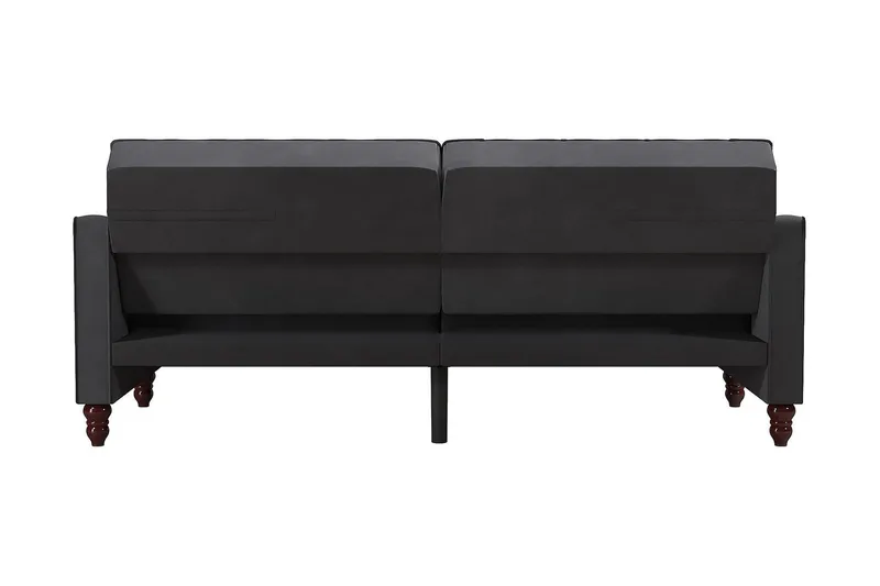 Vintage Tufted 2-seters Sovesofa Grå - Novogratz - Møbler - Sofaer - Sovesofaer - 2 seters sovesofa