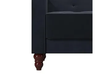 Vintage Tufted 2-seters Sovesofa Marineblå - Novogratz - Møbler - Sofaer - Sovesofaer - 2 seters sovesofa