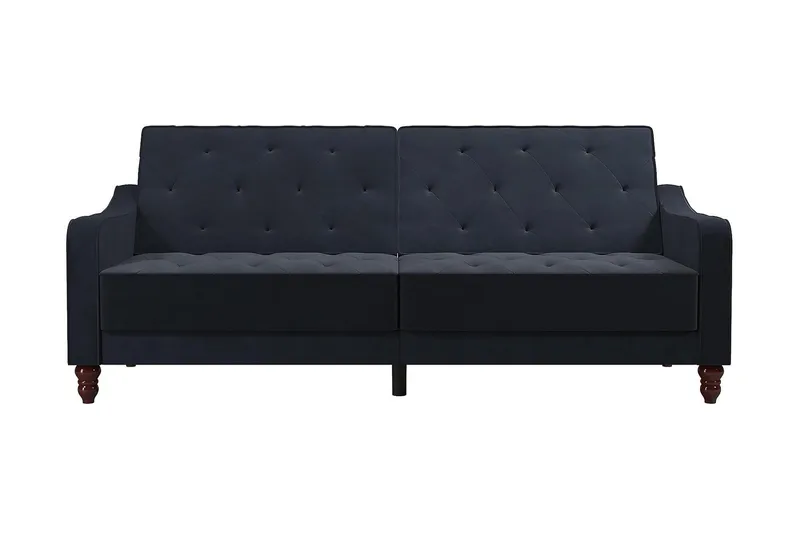 Vintage Tufted 2-seters Sovesofa Marineblå, Novogratz