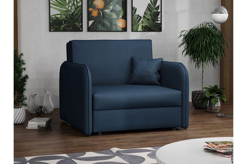 Viva Sovelenestol - Svart - Møbler - Sofaer - Sovesofaer - 2 seters sovesofa