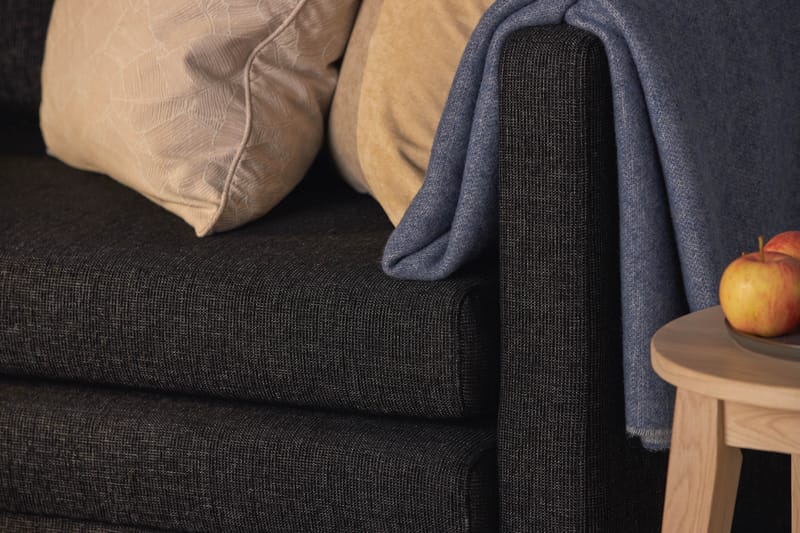 Willhelm Liten Sovesofa 2-seters Fremovervendt - Mørkgrå - Møbler - Sofaer - Sovesofaer - 2 seters sovesofa