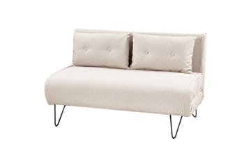 2-sitssoffa Vestfold Beige - Beige - Møbler - Sofaer - Sovesofaer - 2 seters sovesofa