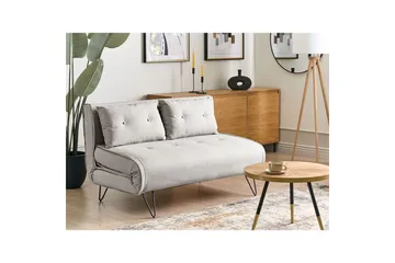 2-sitssoffa Vestfold NO_BRAND Grey||Black - Møbler - Sofaer - Sovesofaer - 2 seters sovesofa