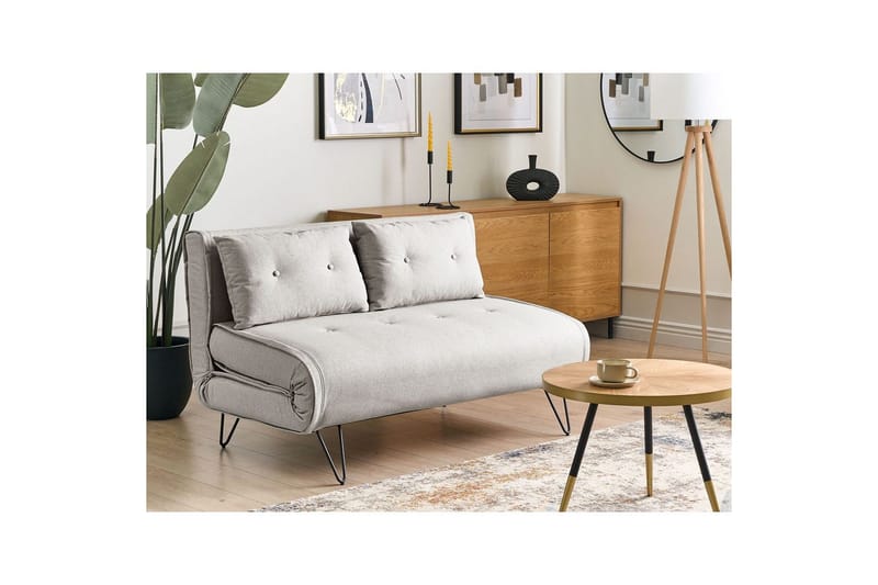 2-sitssoffa Vestfold NO_BRAND Grey||Black - Møbler - Sofaer - Sovesofaer - 2 seters sovesofa