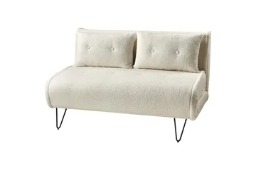 2-sitssoffa Vestfold Offwhite||Black - Møbler - Sofaer - Sovesofaer - 2 seters sovesofa