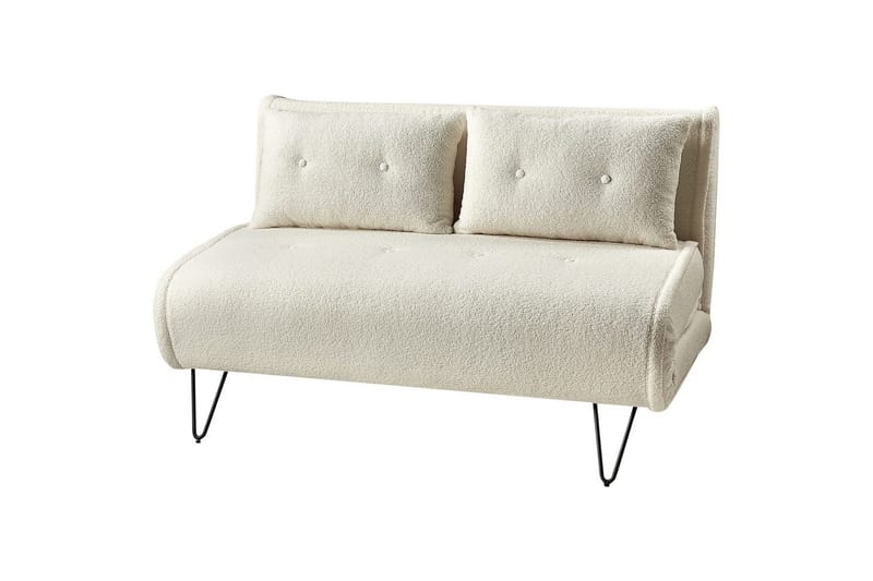 2-sitssoffa Vestfold Offwhite||Black - Møbler - Sofaer - Sovesofaer - 2 seters sovesofa
