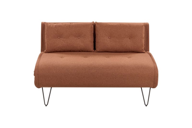 2-sitssoffa Vestfold Orange||Black