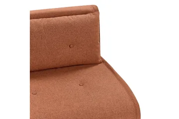 2-sitssoffa Vestfold Orange||Black - Møbler - Sofaer - Sovesofaer - 2 seters sovesofa