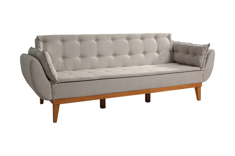 3-seter Karsner Sovesofa - Hvit - 3 seters sovesofa