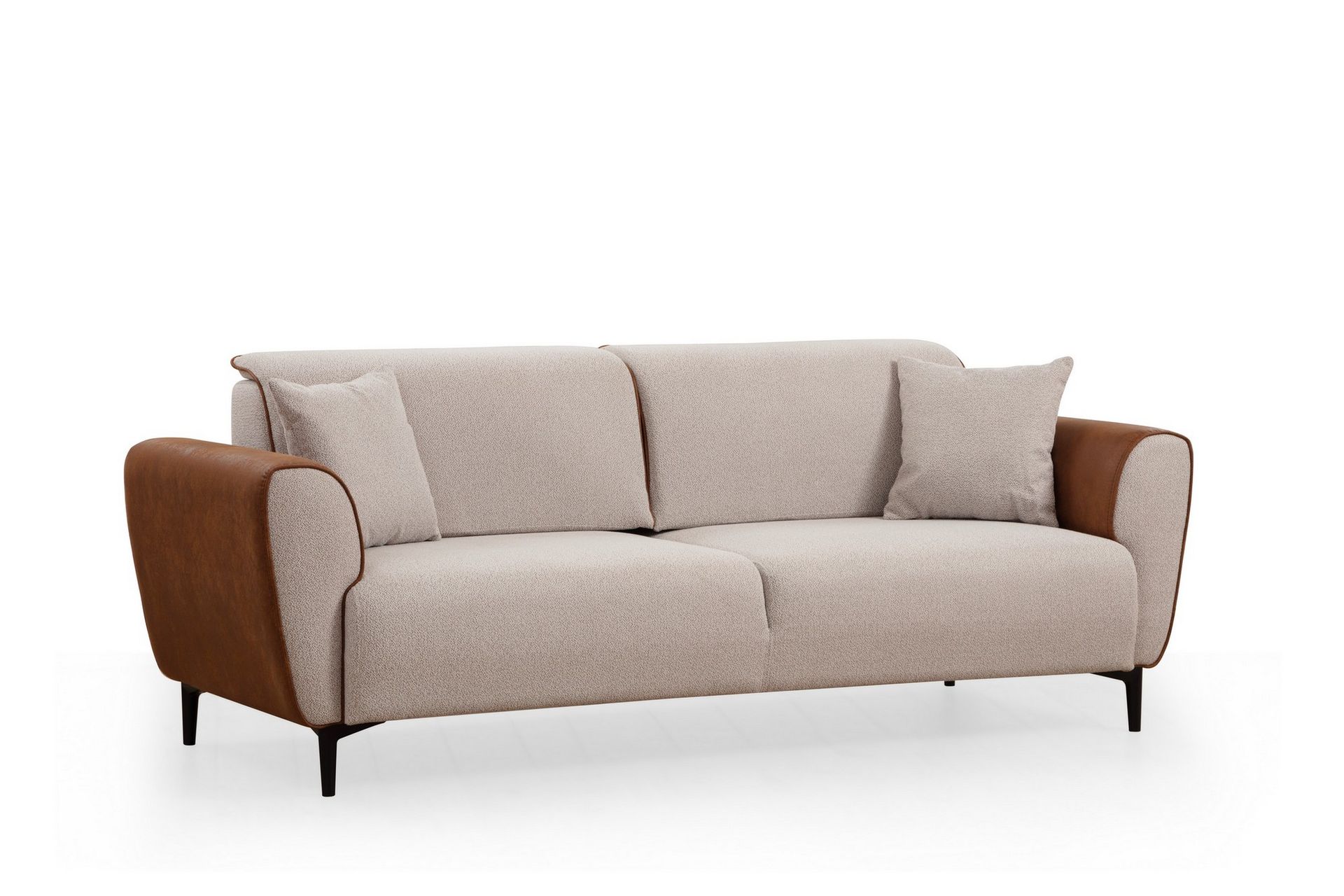 3-seter Sovesofa Demeden - Beige - Møbler - Sofaer - Sovesofaer - 3 seters sovesofa