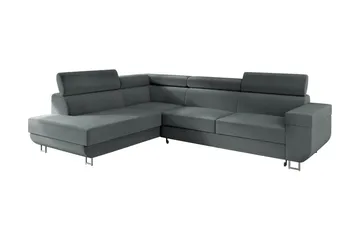 3-seters Hjønresovesofa Argueso - Grå - Møbler - Sofaer - Sovesofaer - Langsgående sovesofa
