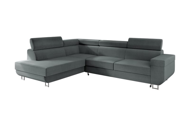 3-seters Hjønresovesofa Argueso - Grå - Møbler - Sofaer - Sovesofaer - Langsgående sovesofa