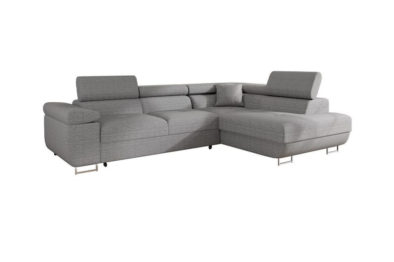 3-seters Hjørnesovesofa Kintore - Lysegrå - Møbler - Sofaer - Sovesofaer - Langsgående sovesofa