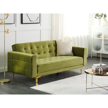3-seters sofa Aberdeen - Grønn, gull/Fløyel - Møbler - Sofaer - Sofagrupper