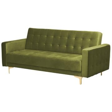 3-seters sofa Aberdeen - Grønn, gull/Fløyel - Møbler - Sofaer - Sofagrupper