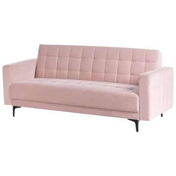 3-seters sofa Aberdeen - Rosa, Svart/Fløyel - Møbler - Sofaer - Sofagrupper