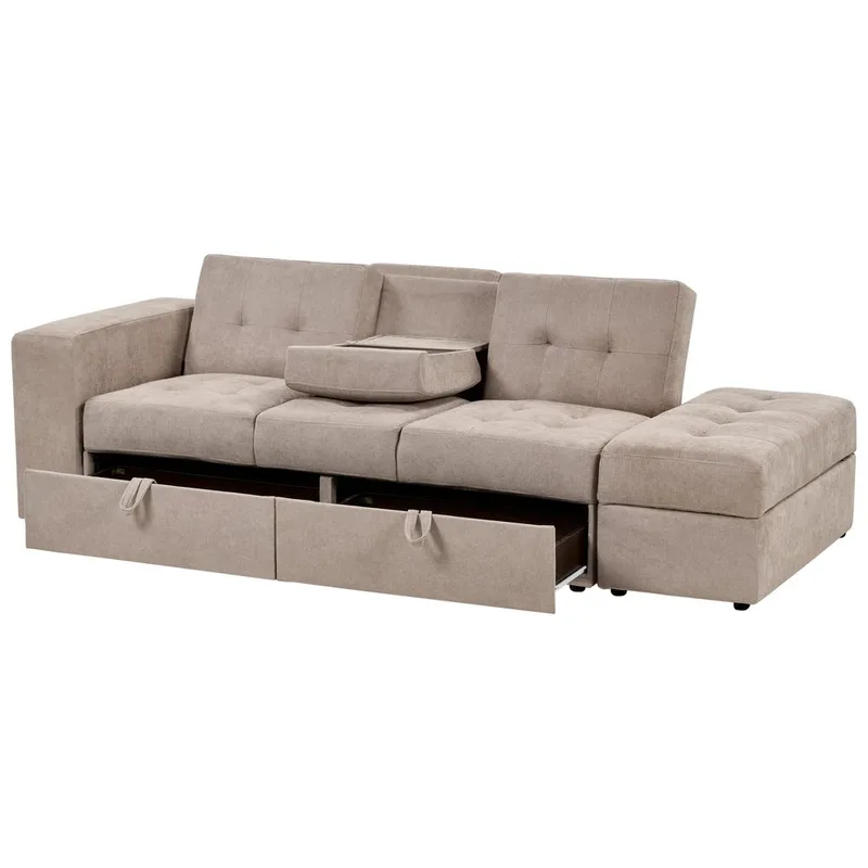 3-seters sofa Falster - Brun - Møbler - Sofaer - Sovesofaer - 3 seters sovesofa