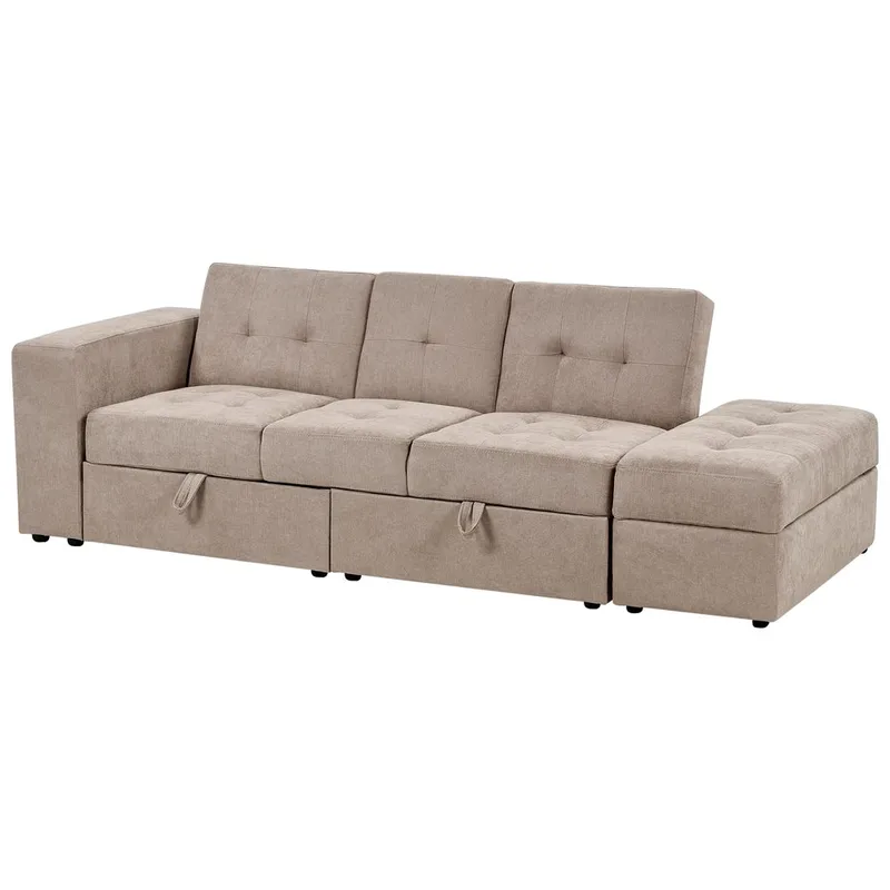 3-seters sofa Falster - Brun - Møbler - Sofaer - Sovesofaer - 3 seters sovesofa