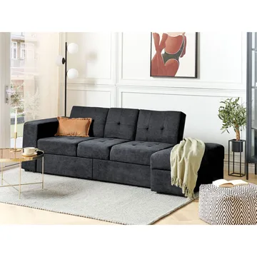 3-seters sofa Falster - Svart - Møbler - Sofaer - Sovesofaer - Sovesofa divan