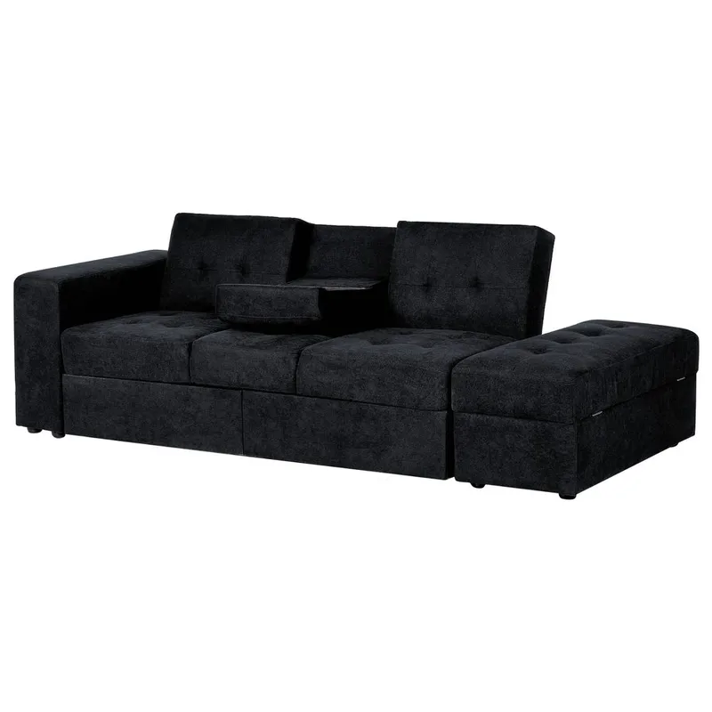3-seters sofa Falster - Svart - Møbler - Sofaer - Sovesofaer - Sovesofa divan