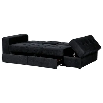 3-seters sofa Falster - Svart - Møbler - Sofaer - Sovesofaer - Sovesofa divan