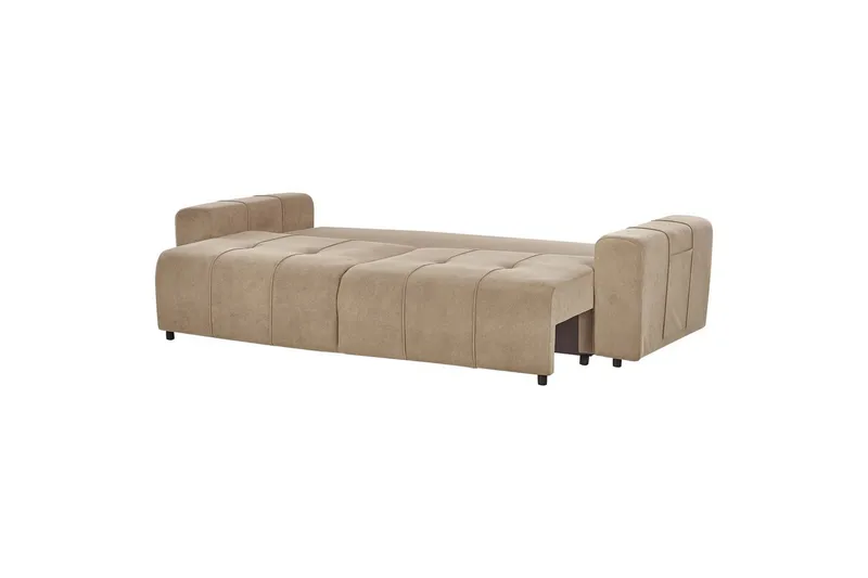 3-seters sofa Innvik - Brun, 213x156 cm - Møbler - Sofaer - Sovesofaer - 2 seters sovesofa